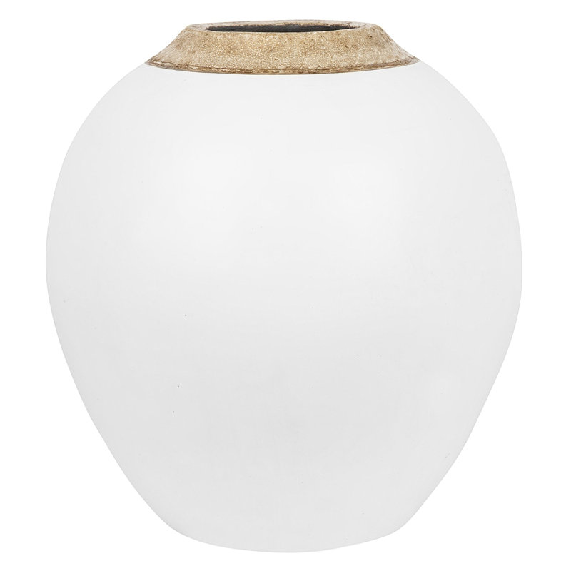 Wetherby Handmade Ceramic Table Vase, White