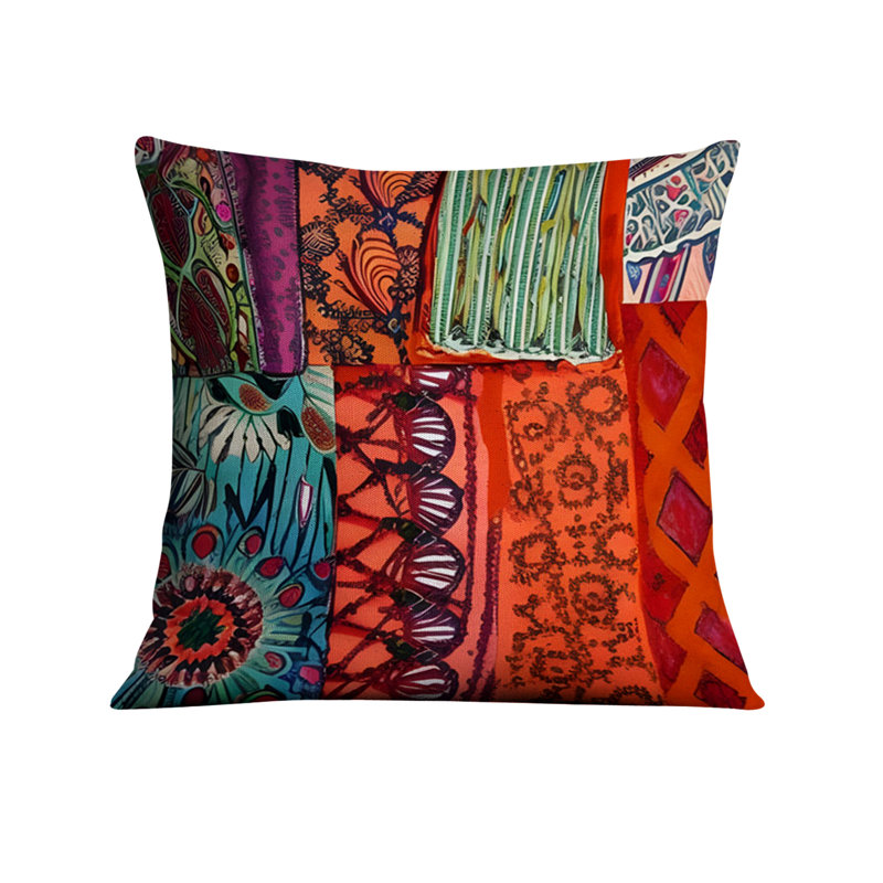 Coussin décoratif, Polyester, H 16 po x l 16 po