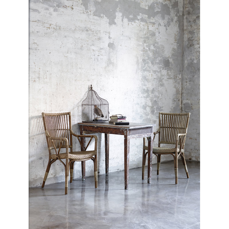 Chaise avec accoudoirs Piano, Beige