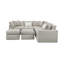 Nolte Pebble 7 pièces modulaire avec repose-pieds