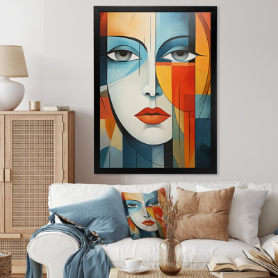 «Ionela Cubism», portrait géométrique - impression