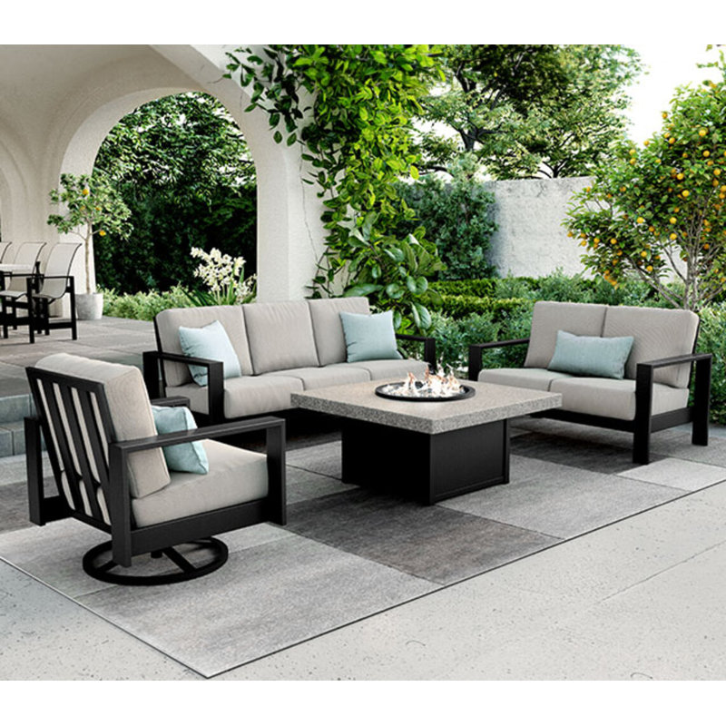 Blair Sofa With Cushion, Glacier, Main Street Dove