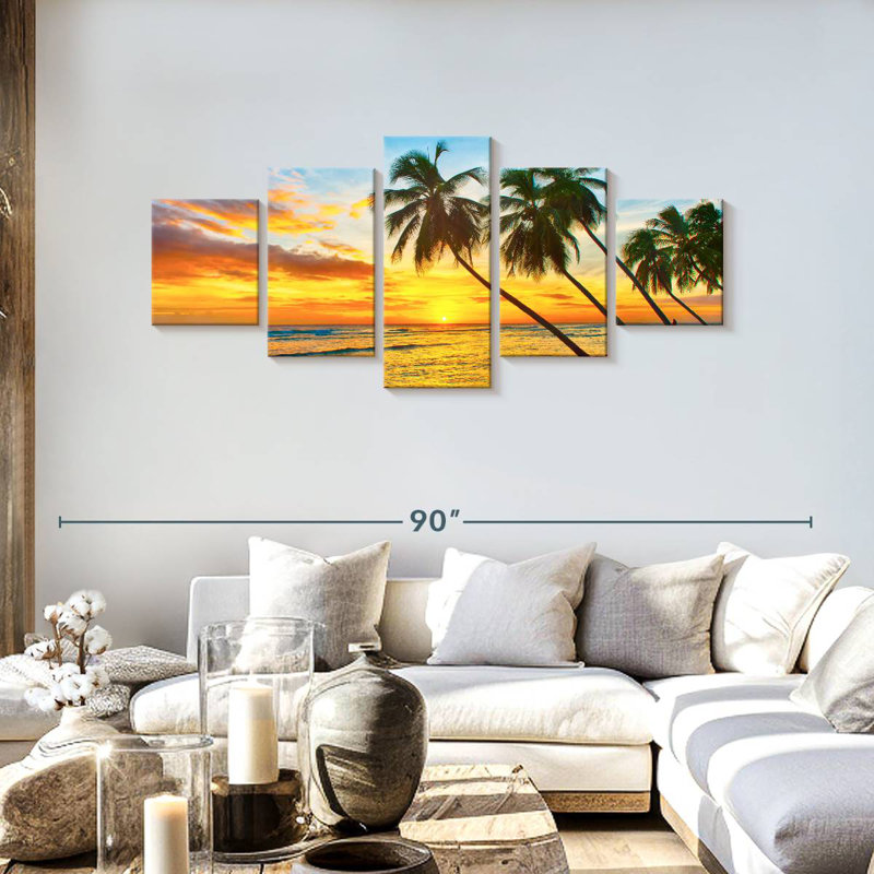 Quiet Barbados Avonna, 30" H x 68" W
