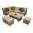 Edwina 9 Seater Dining Set with Cushions