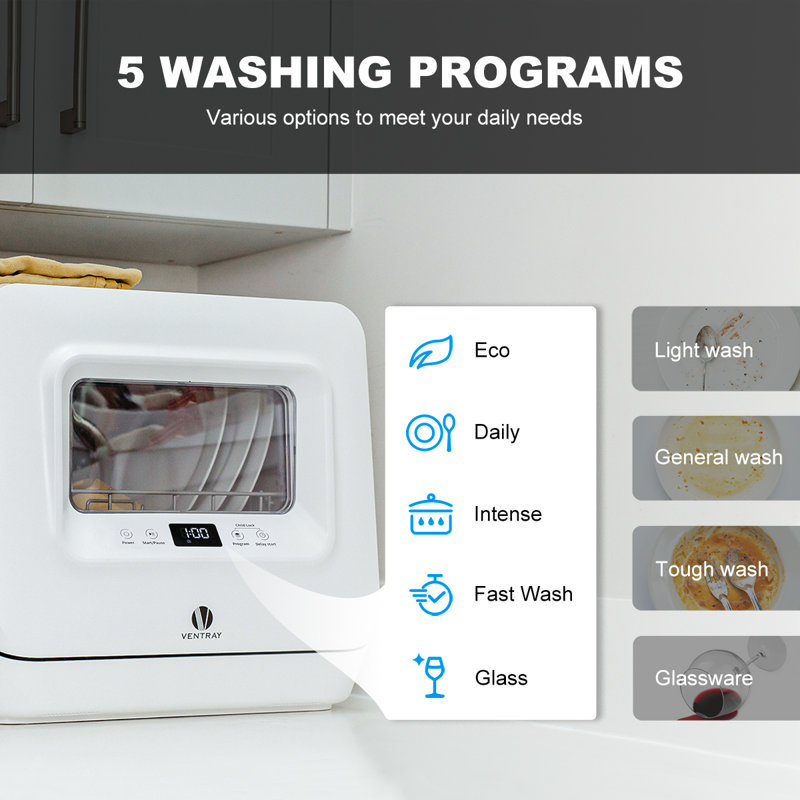 VENTRAY DW50 Portable Countertop Dishwashers