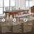 Leangela Solid Wood Base Dining Table