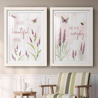 Collectionnez de beaux moments - reproduction encadrée de qualité supérieure - prête à être accrochée