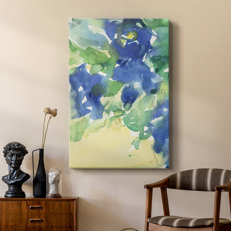 Fantaisie Flora III - galerie Cavas sur mesure, H 27 po x l 18 po