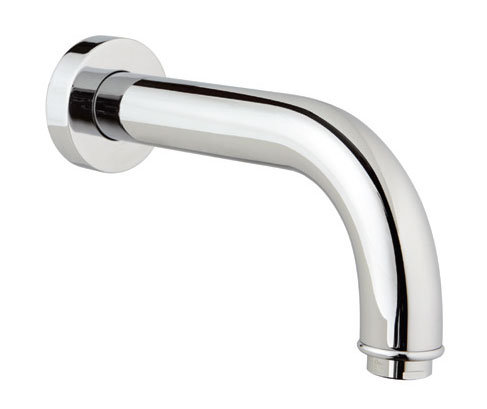 Garniture de bec de baignoire murale, Chrome poli