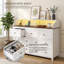 Commode 7 tiroirs avec lumières DEL et station de charge Modern Farmhouse-133386339
