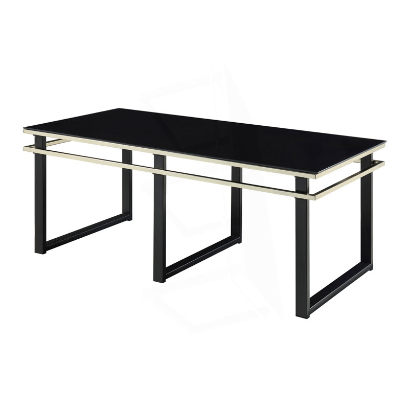 Coffee Table And End Tables Set, Occasional 3Pc Tempered Glass Top Tables