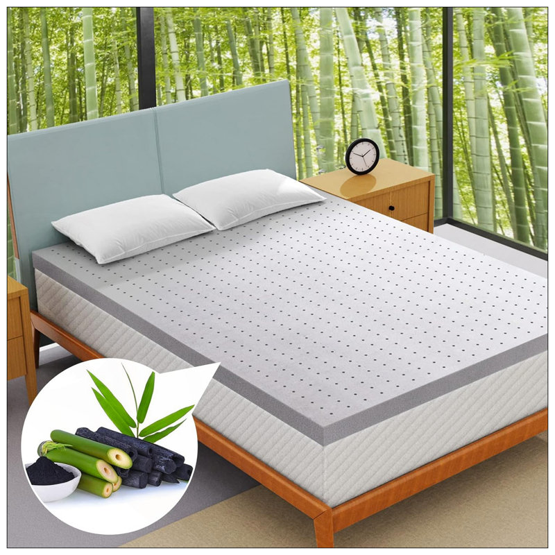 Mattress Topper ,Gel Memory Foam Mattress Topper Double Bed Topper For Soft & Cooling Sleep, Pressure Relieve, Certipur-US Certified