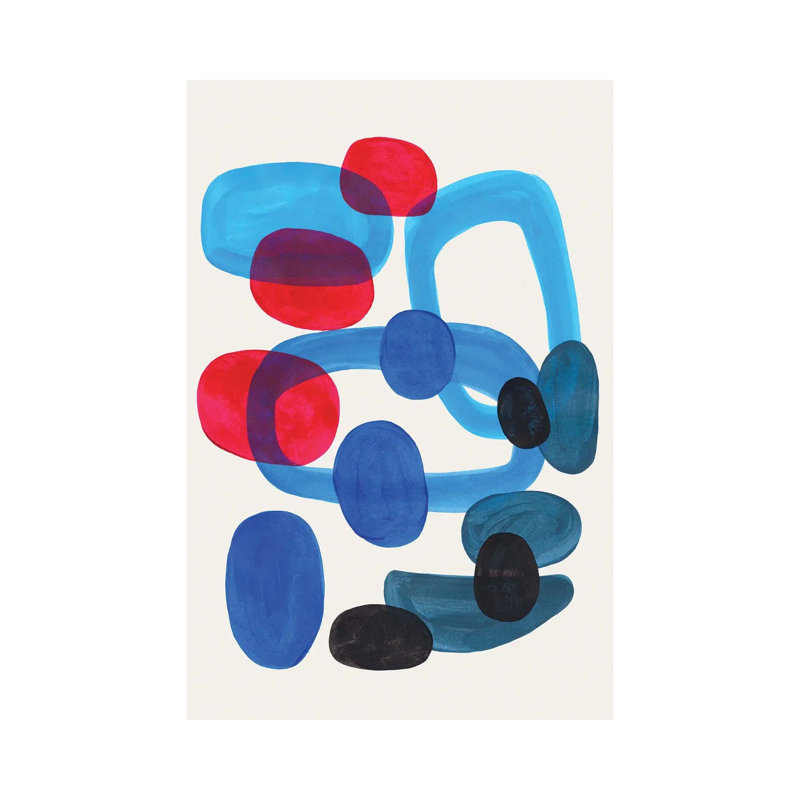 Ocean Pebbles by EnShape - Wrapped Canvas Print, 20.32 cm H x 30.48 cm W