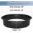 36in Inner 40in Outer Heavy Duty Steel Fire Pit Ring Black