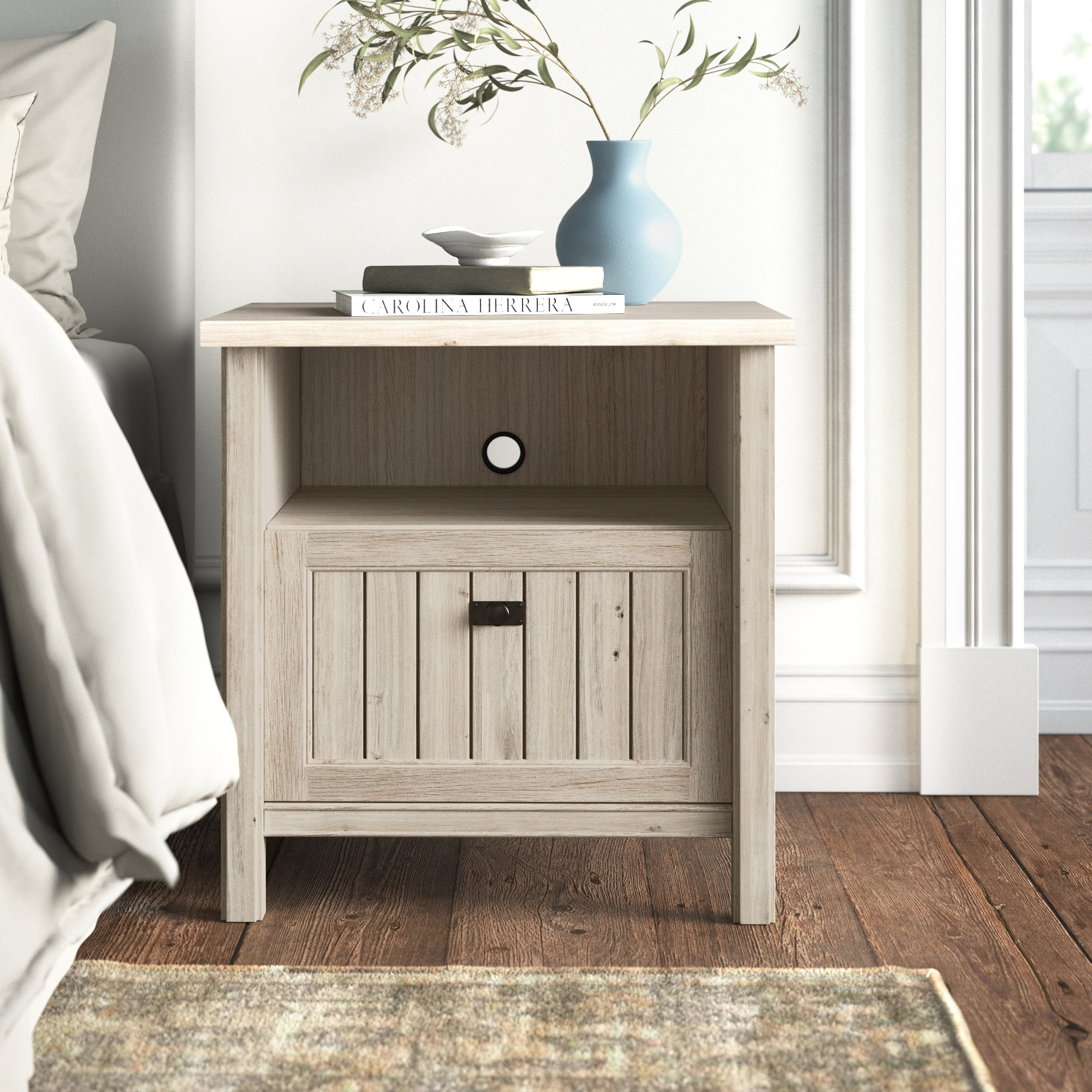 Chalked deals chestnut nightstand