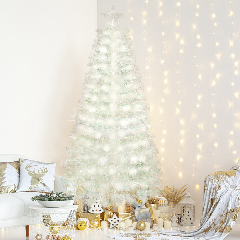 Fiber Optic Christmas Tree, 6' H