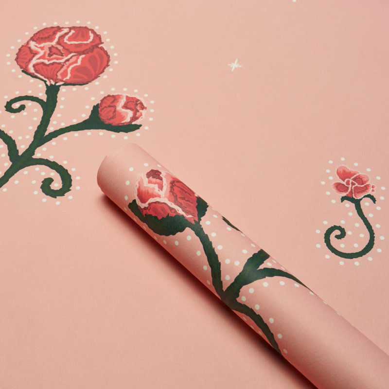 Schumacher X Backdrop Rhinestone Cowboy Wallpaper, Pink