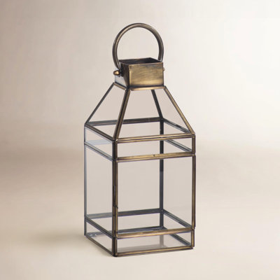 Pottsville Brass Lantern Candle Holder