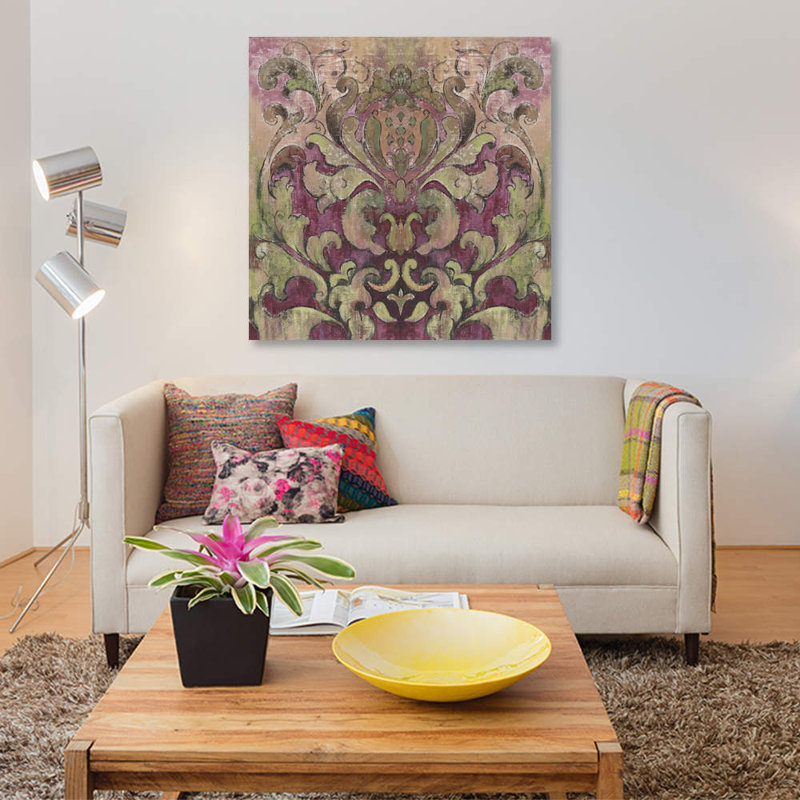 « art nouveau », impression sur toile, H 12 po x l 12 po x P 0,75 po