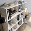 Bibliothèque standard en aluminium H 52 "x l 42" Kayce-2004281785
