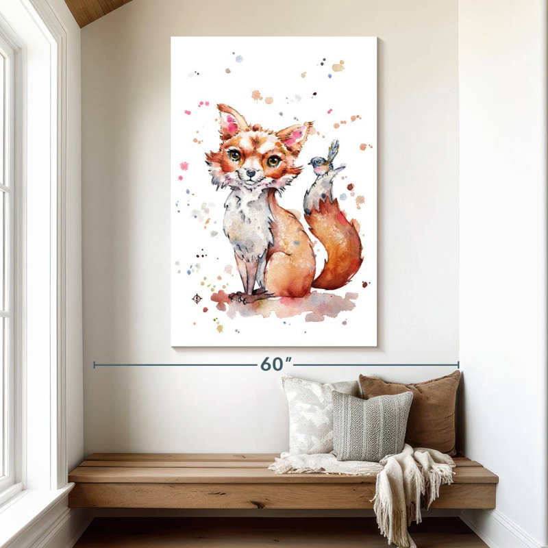 Renard doux Brampt, H 51 po x l 34 po