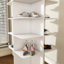Étagère à chaussures rotative à 360 °, étagère à chaussures rotative à 7 niveaux, range-chaussures autoportant