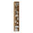 Gracyn 8-Tier Narrow Bookshelf With Adjustable Shelves-2137199425-2116139486
