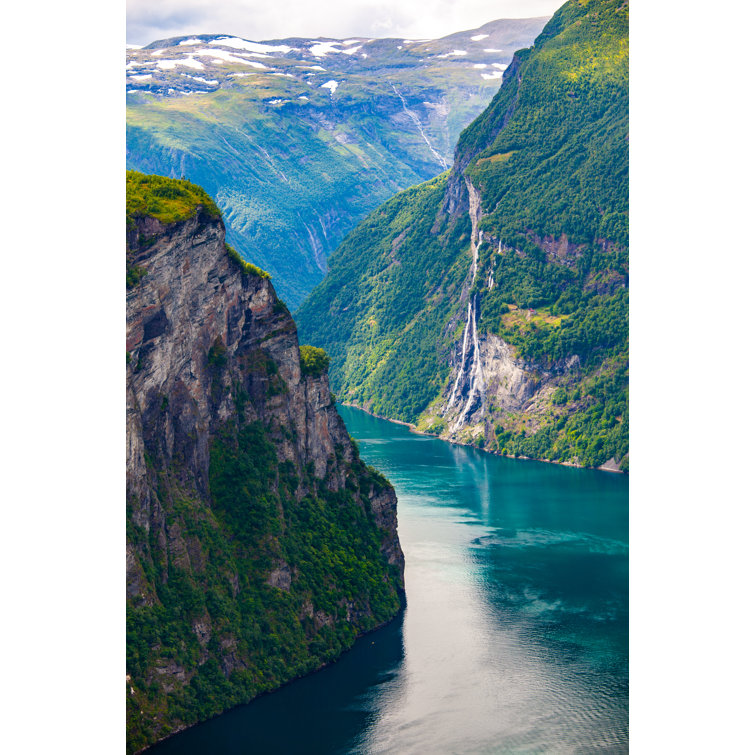 Geiranger Fjord by Tomch - Wrapped Canvas Print