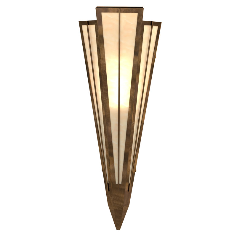 Brum 1 - Light Flush Mounted Sconce, Antique copper