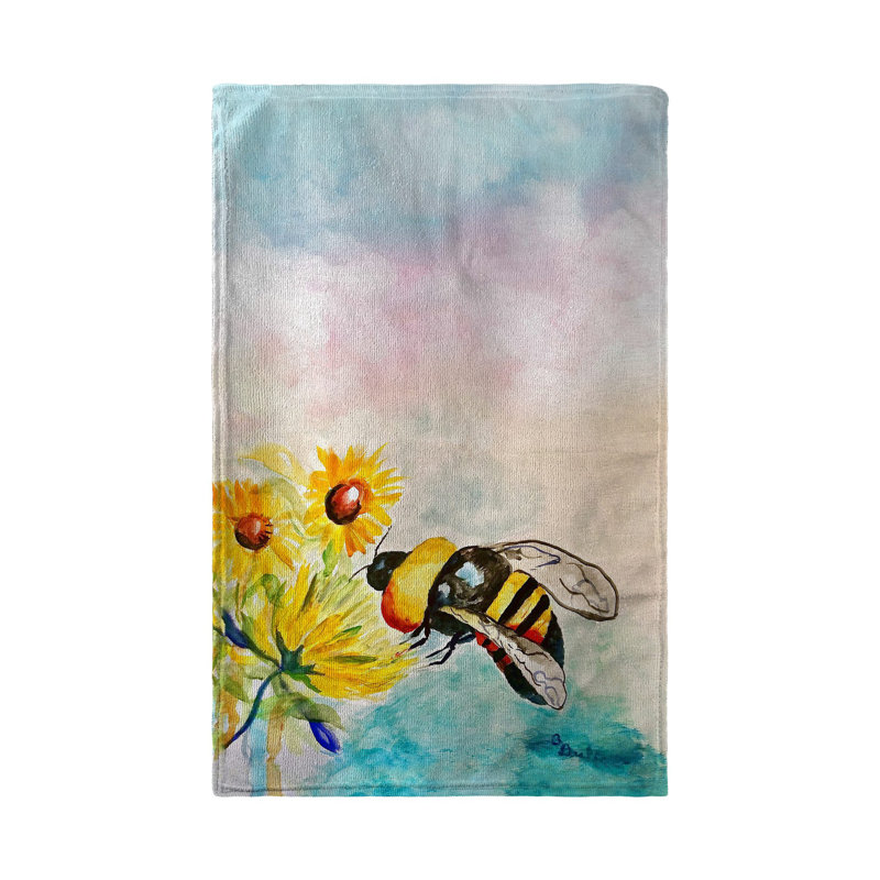 Bee & Flower Kitchen Towel