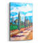 «Tuscan Villa» par St. Hilaire Elizabeth, art mural en verre acrylique-679579802
