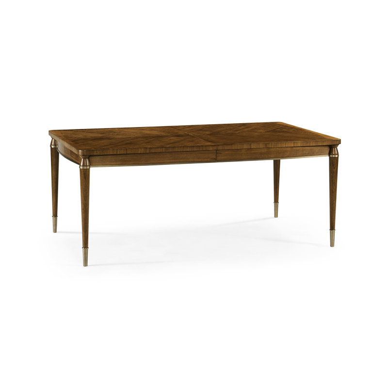 Toulouse Extendable Walnut Solid Wood Base Dining Table