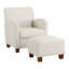 Fauteuil club avec repose-pieds 29,25 po Kaelan-494995316