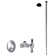 5/8" x 3/8" OD x 20" Faucet and Toilet Supply Kit with Cross Handle Angle Stop Shut Off Valve