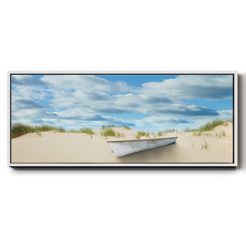 Plage - toile encadrée, H 24 po x l 60 po