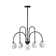 Bradrick 6 - Light Glass Bubble Dimmable Sputnik Sphere Chandelier