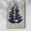 Fleurs pressées bleu marine - Cavas enveloppés de galerie-108843586