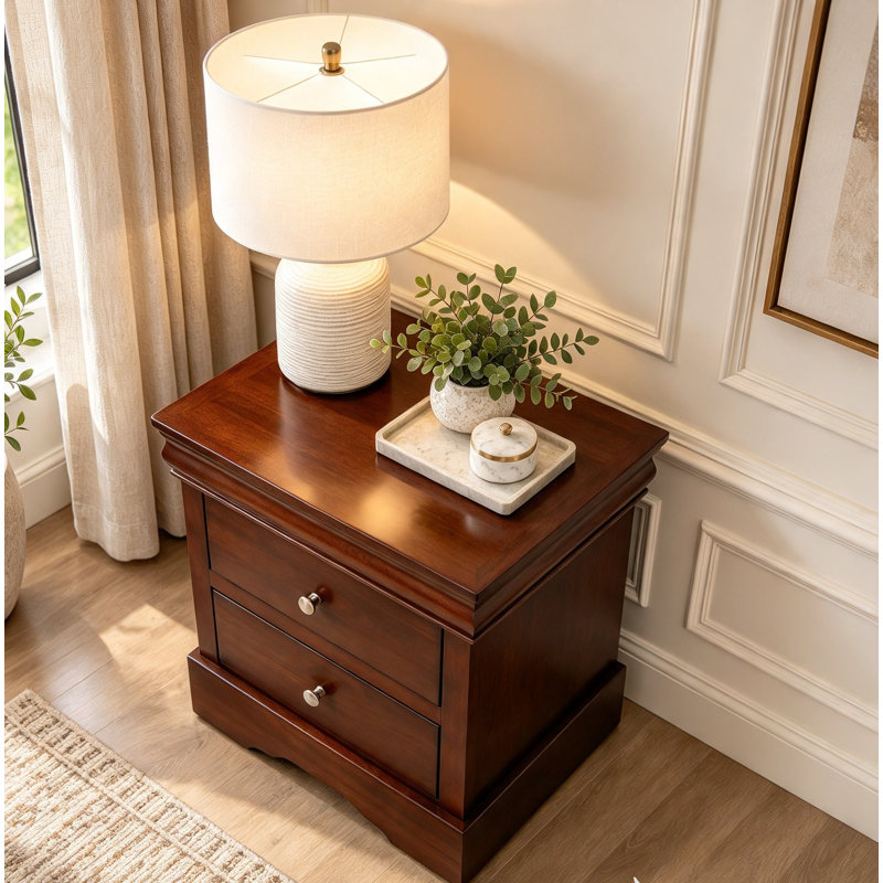 Louis Philip Nightstand, Walnut