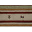 Tapis indien rayé Gabbeh 5 x 8