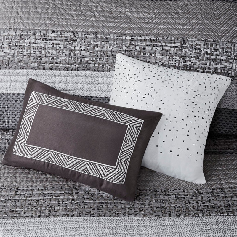 Premium Reversible Bedding Sets, Cotton Jacquard, Elegant Design For Home