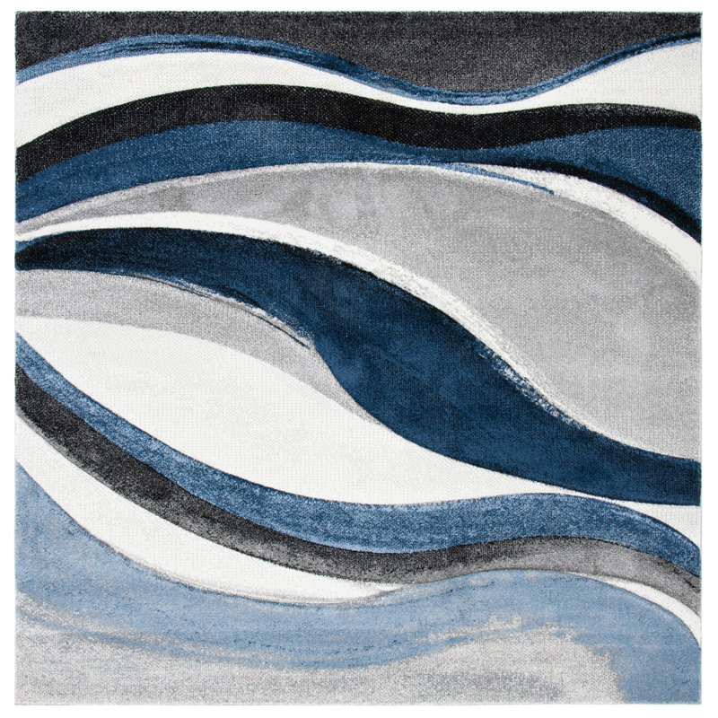 Tornillo Performance Abstract Rug, Carré 8 pi