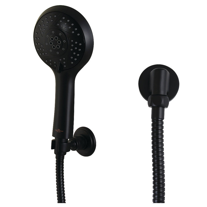 Kingston Brass Vilbosch Multi-Function Hand Shower Kit, Matte Black