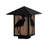 Seneca Solid Brass Fence Post Cap Light