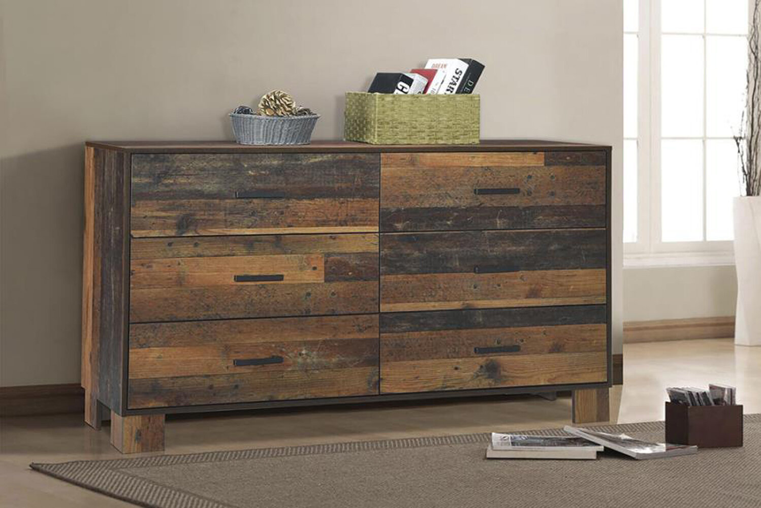 Grady 6 deals drawer double dresser