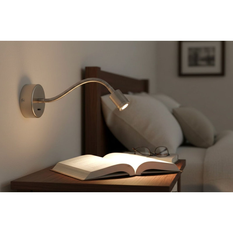 LED Spotlight, Brushed Steel
