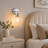 Armed Sconces with Cylinder Glass Shade