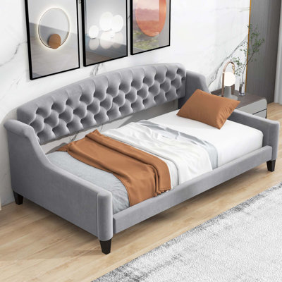 Modern Luxury Tufted Button Daybed