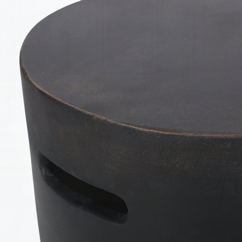 Table d'appoint d'extérieur en béton