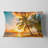 Barbados Landscape - Landscape Printed Throw Pillow