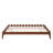 Solid Dry Bamboo Wood Platform Bed-1532626554